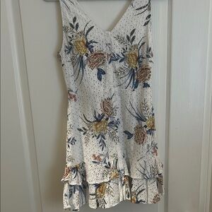 Floral Eyelet Sleeveless Dress